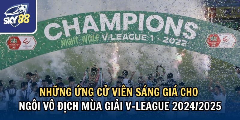 Cập Nhật Danh Sách Các Đội Bóng V-League 2024/2025 4 Những ứng cử viên sáng giá cho ngôi vô địch mùa giải V-League 2024/2025
